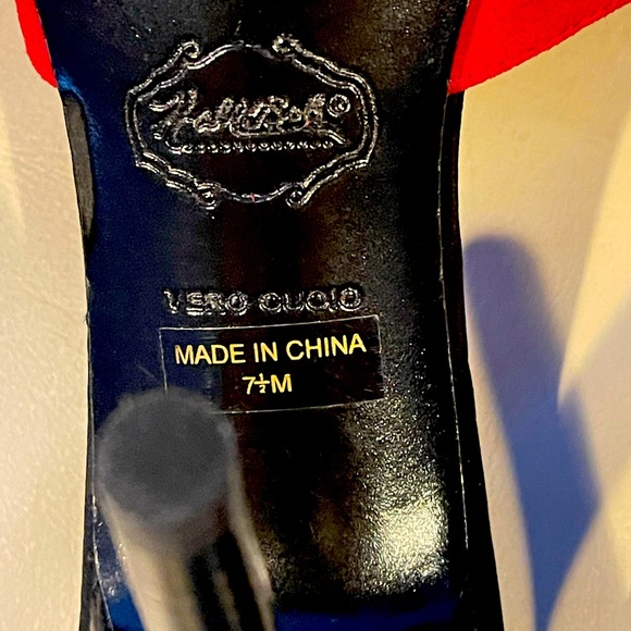 Hale Bob ALTERED Music note embellished heels 7.5 - Picture 7 of 10